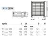 Kosz na bieliznę W-3322 Nomet - schemat