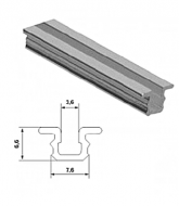 Prowadnica pojedyncza aluminiowa 2,5 m - Prowadnica pojedyńcza - prow-poje.png